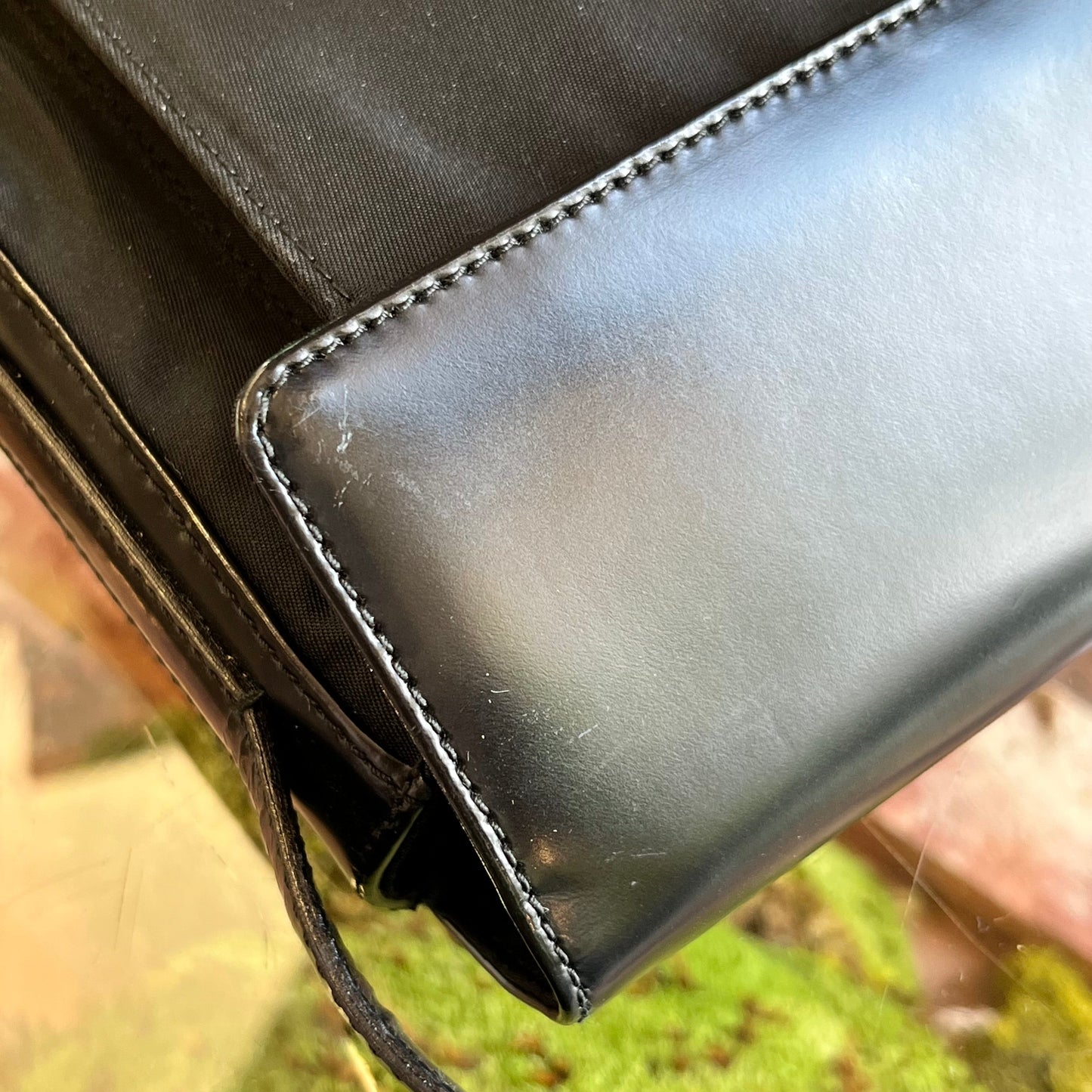 PRADA Spazzolato Tesstuto Nylon Shoulder Bag