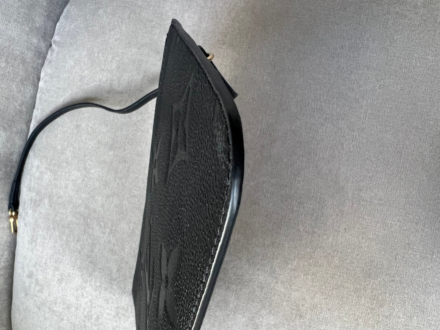 Louis Vuitton Pouch (from Neverfull) Black Empreinte