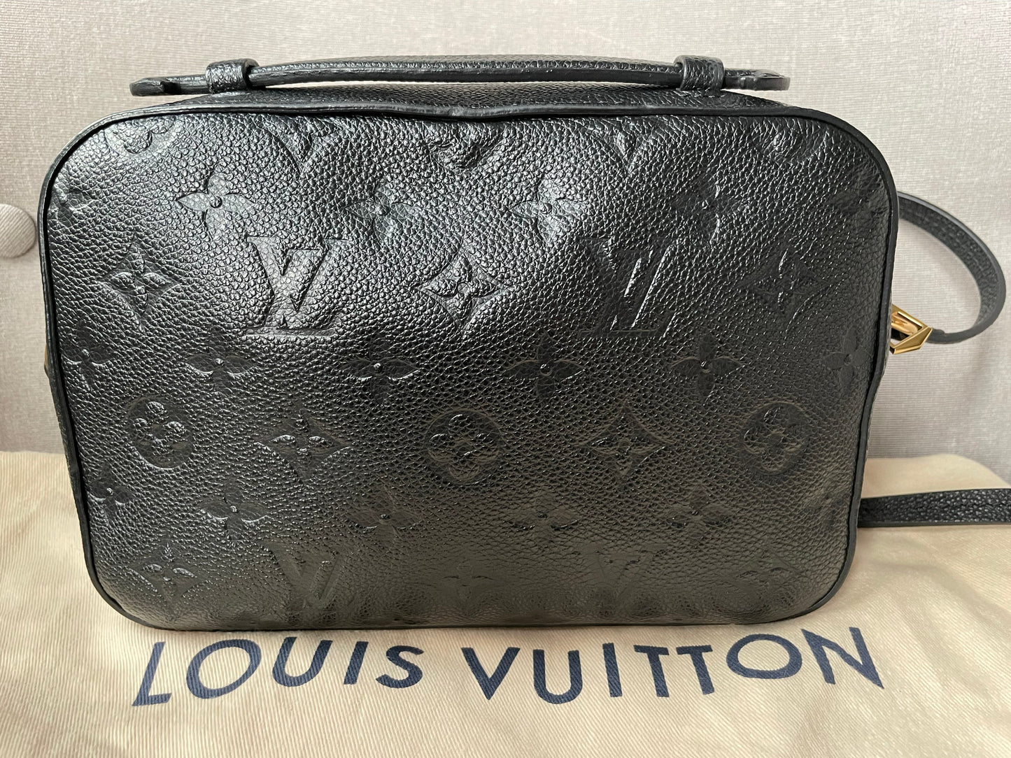 Louis Vuitton Saintonge Black Empreinte (RRP £1520)