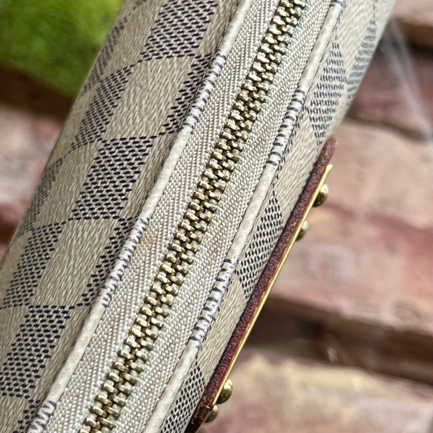 LOUIS VUITTON Eva Damier Azur Canvas Shoulder Bag