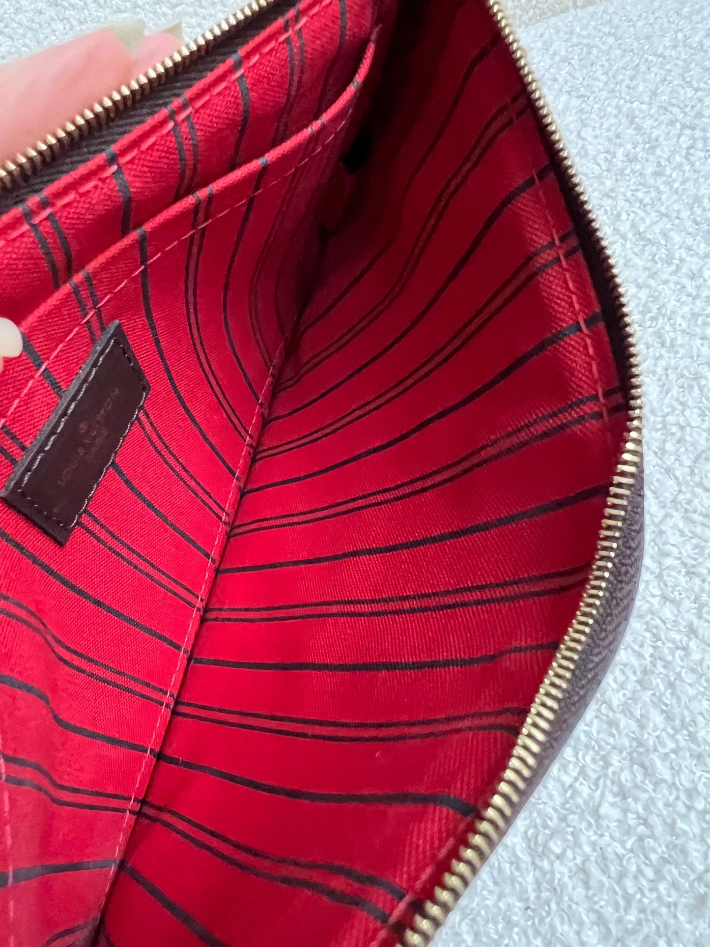 Louis Vuitton Pouch (from Neverfull) in Damier Ebene
