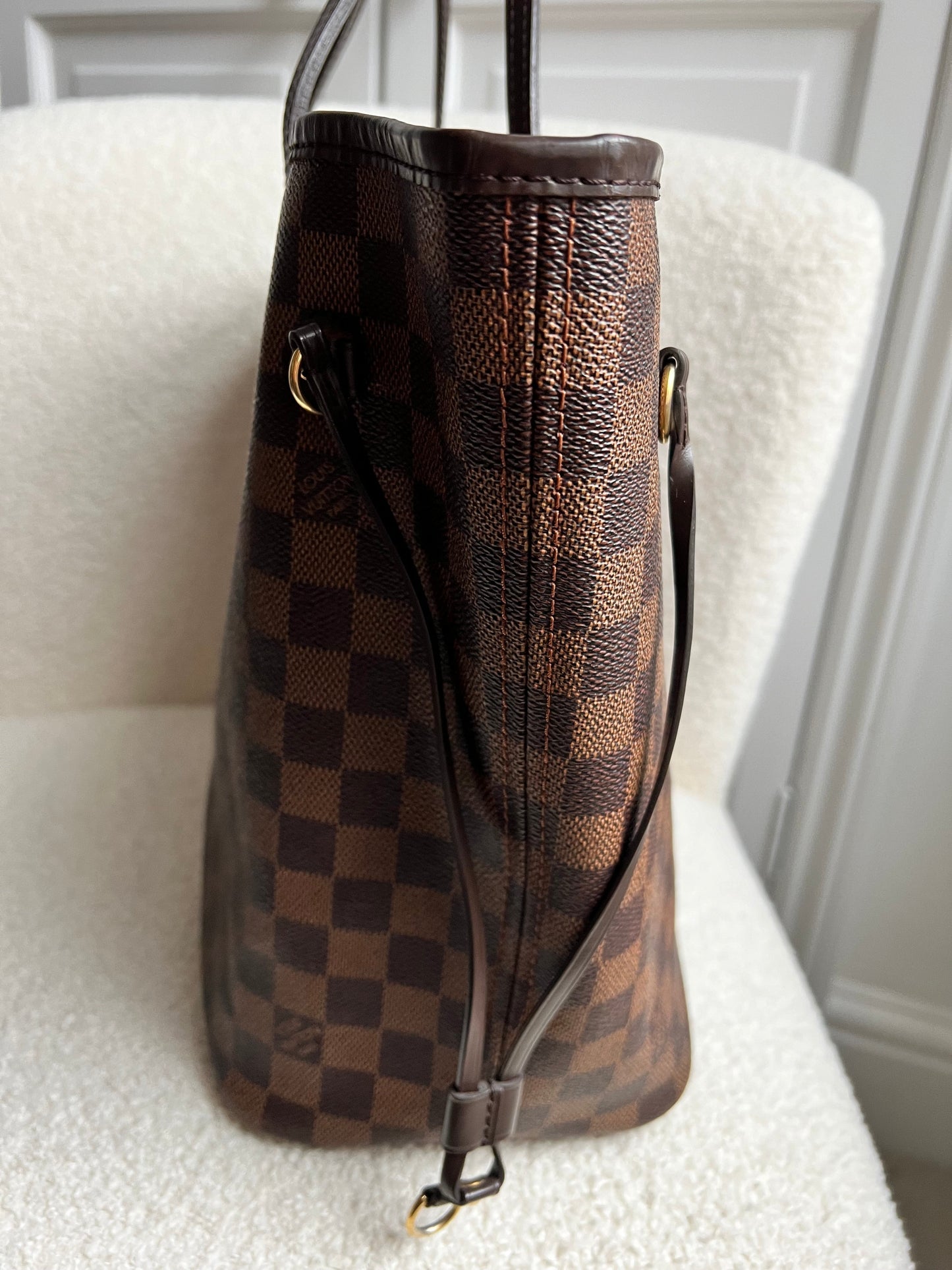 Louis Vuitton Neverfull MM Damier Ebene Cherry Interior (RRP £1,410)