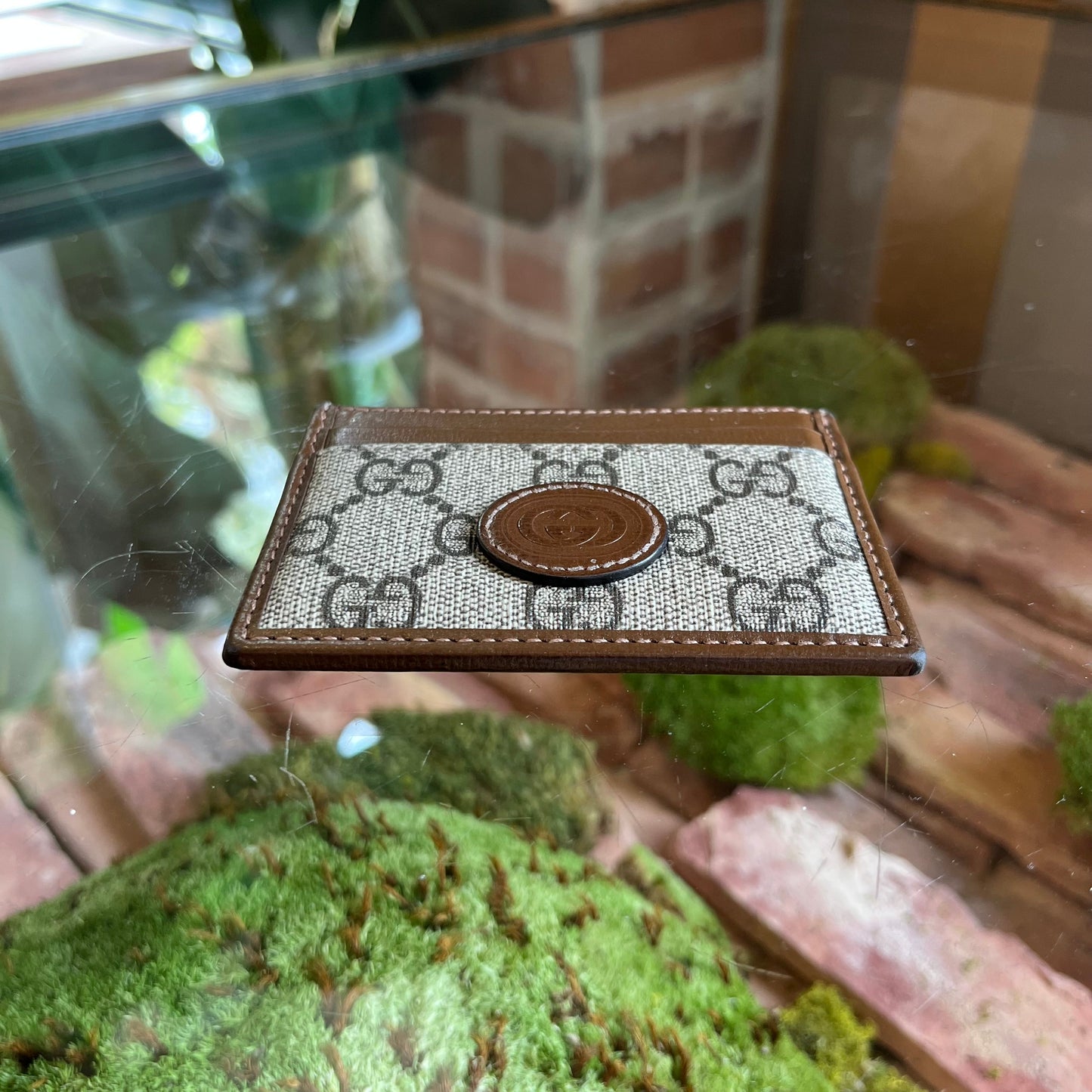 GUCCI GG Supreme Azalea Card Holder