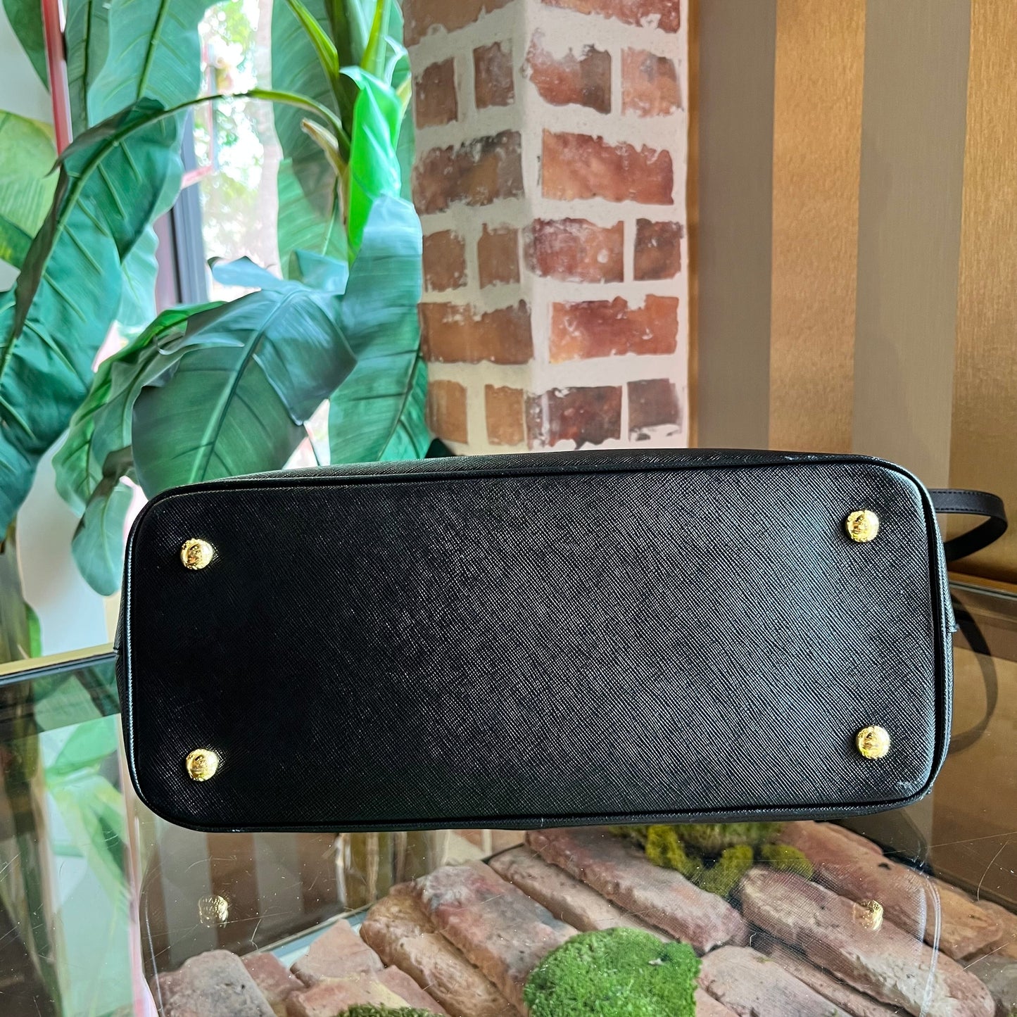 PRADA Galleria Saffiano Lux Leather Tote Bag