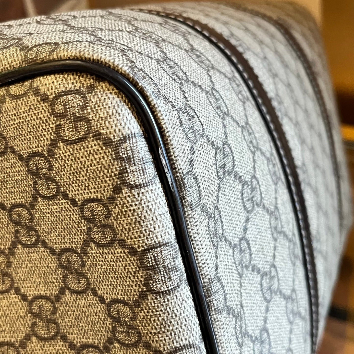 GUCCI Joy Boston Medium GG Coated Canvas Satchel Bag