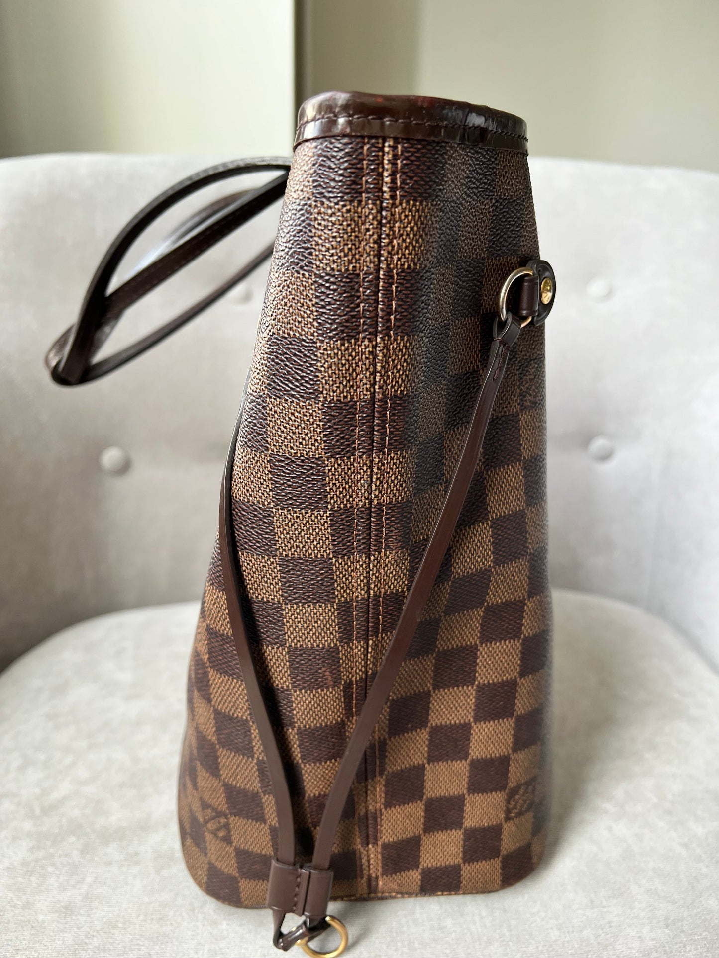 Louis Vuitton Neverfull MM Damier Ebene Cherry Interior (RRP £1,410)