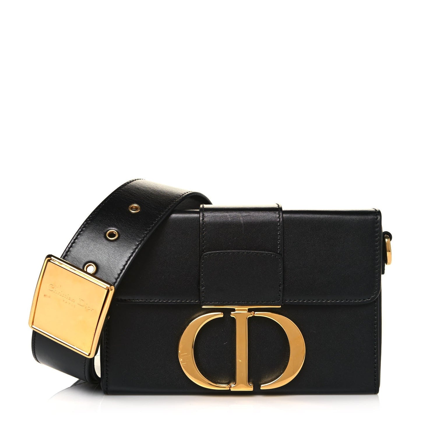 DIOR BOX CALFSKIN LEATHER 30 MONTAIGNE SHOULDER BAG