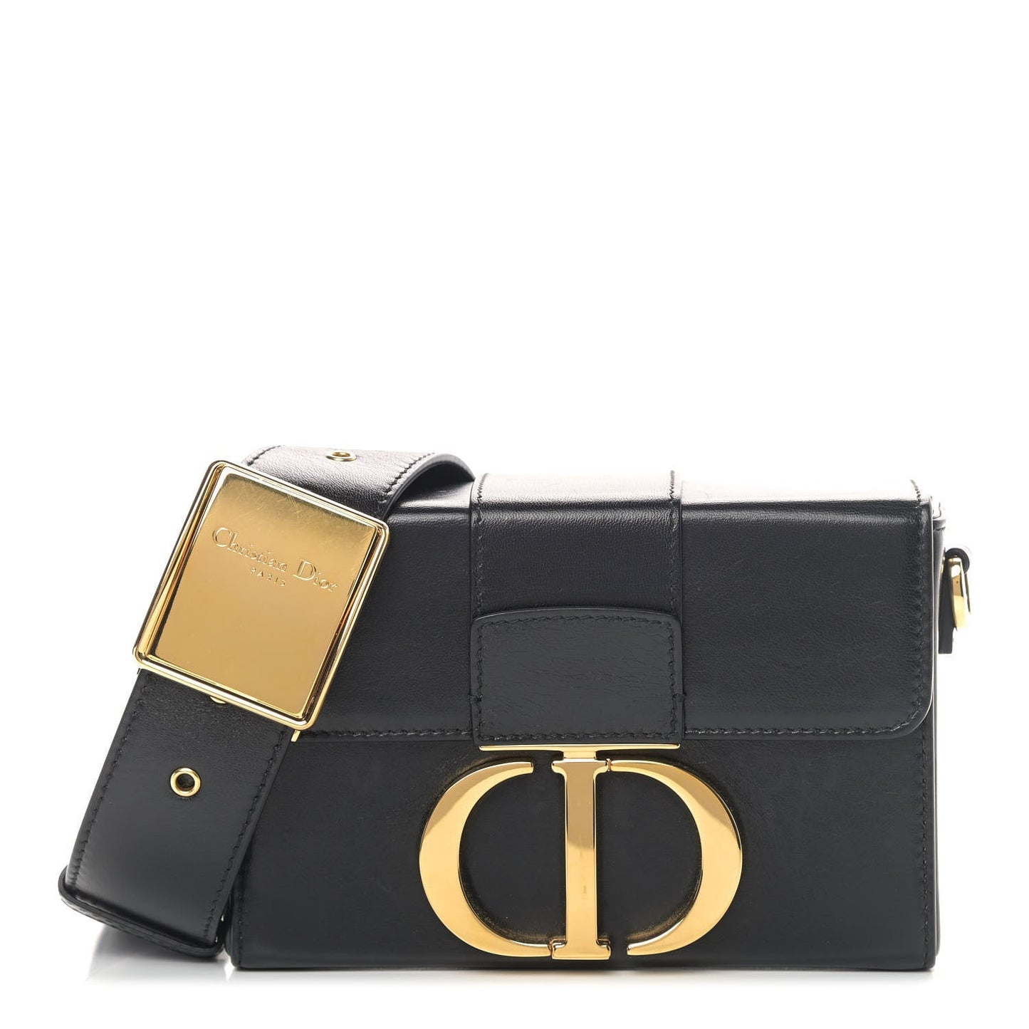 DIOR BOX CALFSKIN LEATHER 30 MONTAIGNE SHOULDER BAG