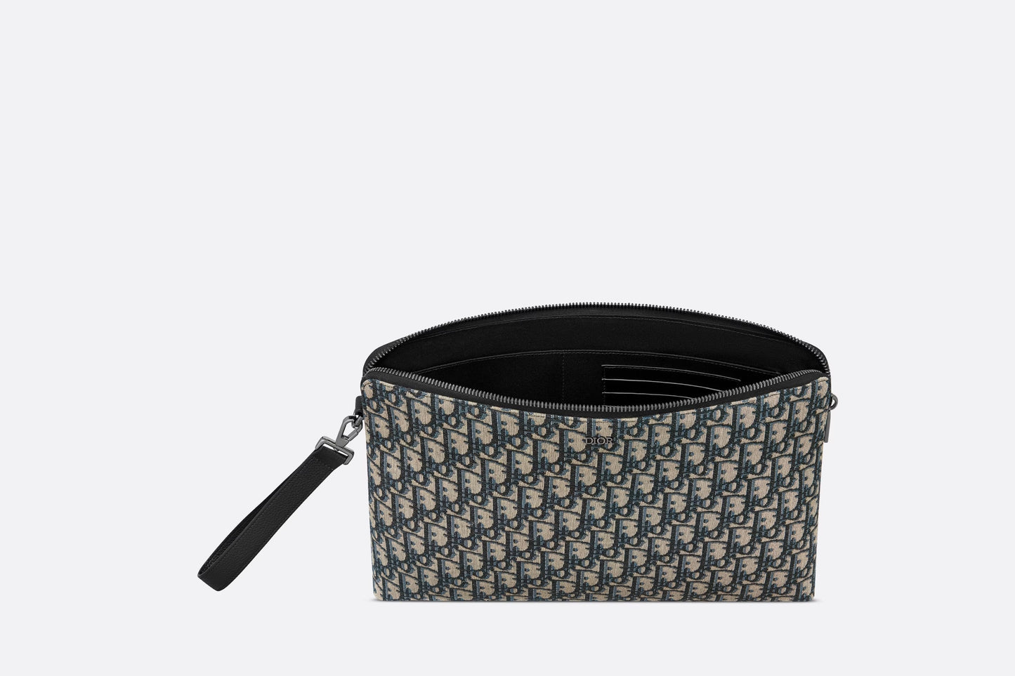 DIOR OBLIQUE A4 ZIPPED POUCH