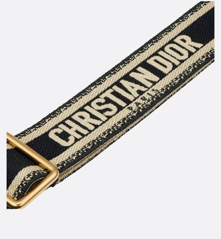 CHRISTIAN DIOR ADJUSTABLE SHOULDER STRAP WITH RING