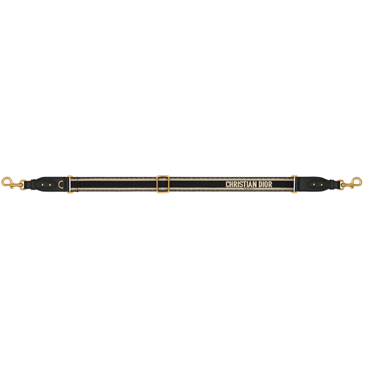 CHRISTIAN DIOR ADJUSTABLE SHOULDER STRAP WITH RING