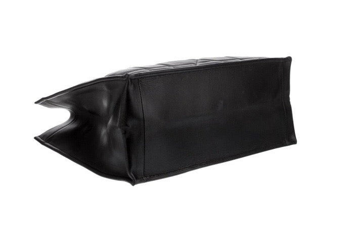 CHRISTIAN DIOR CALFSKIN ARCHICANNAGE ESSENTIAL LARGE TOTE BAG