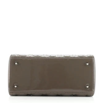 CHRISTIAN DIOR QUILTED CANNAGE MEDIUM LADY DIOR BAG