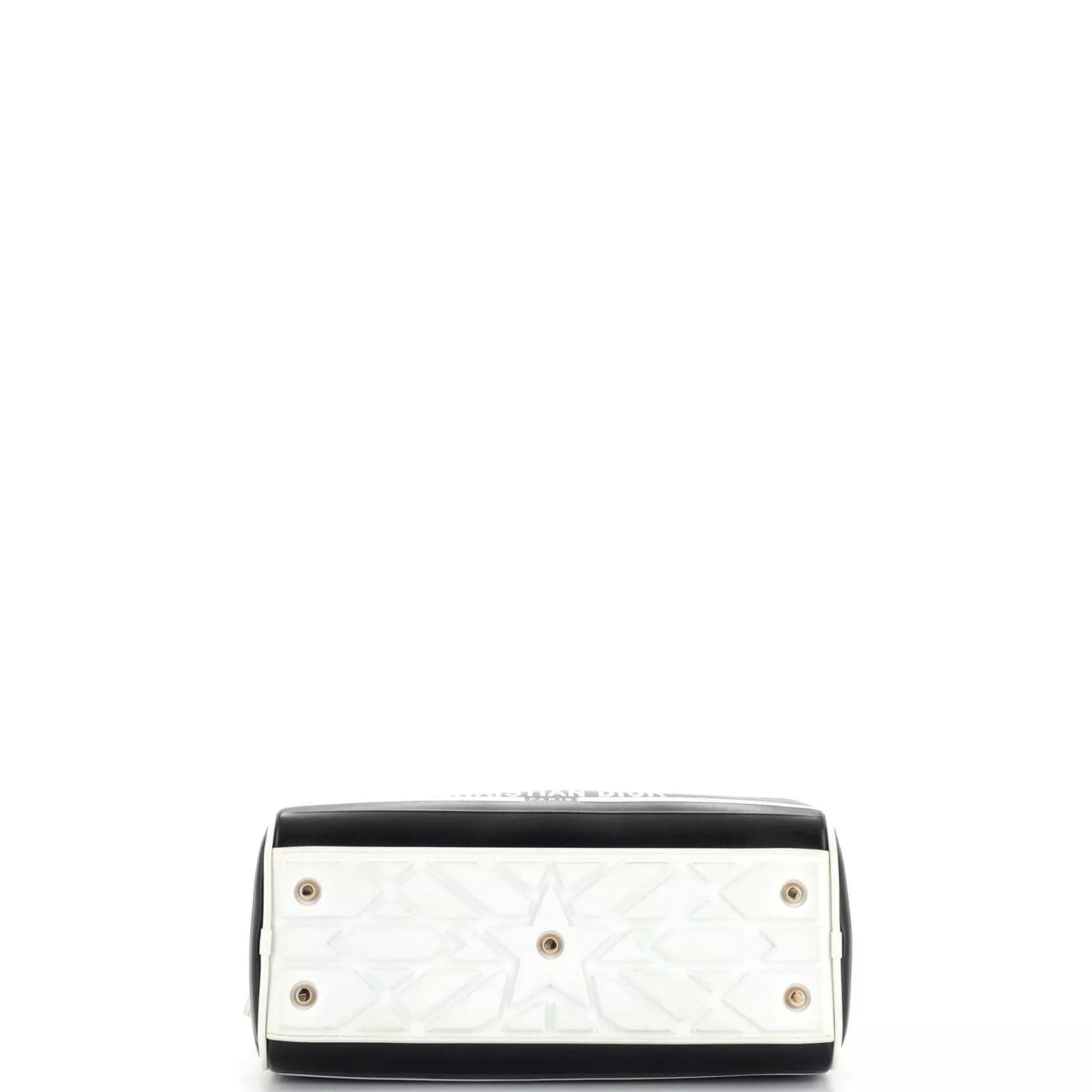 DIOR CANNAGE QUILTED LEATHER VIBE BOWLING BAG