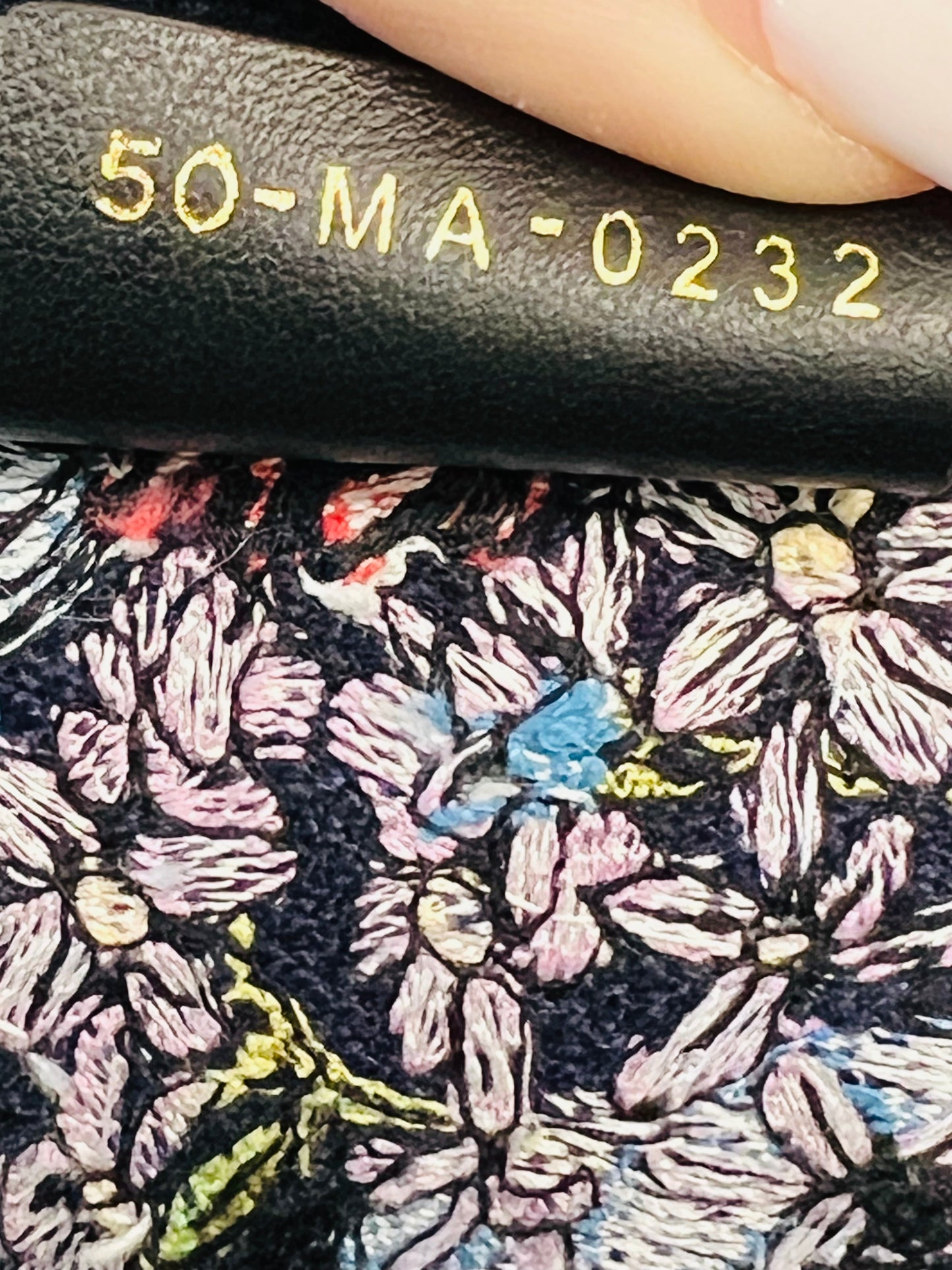 DIOR CANVAS EMBROIDERED LARGE D-CONSTELLATION BOOK TOTE