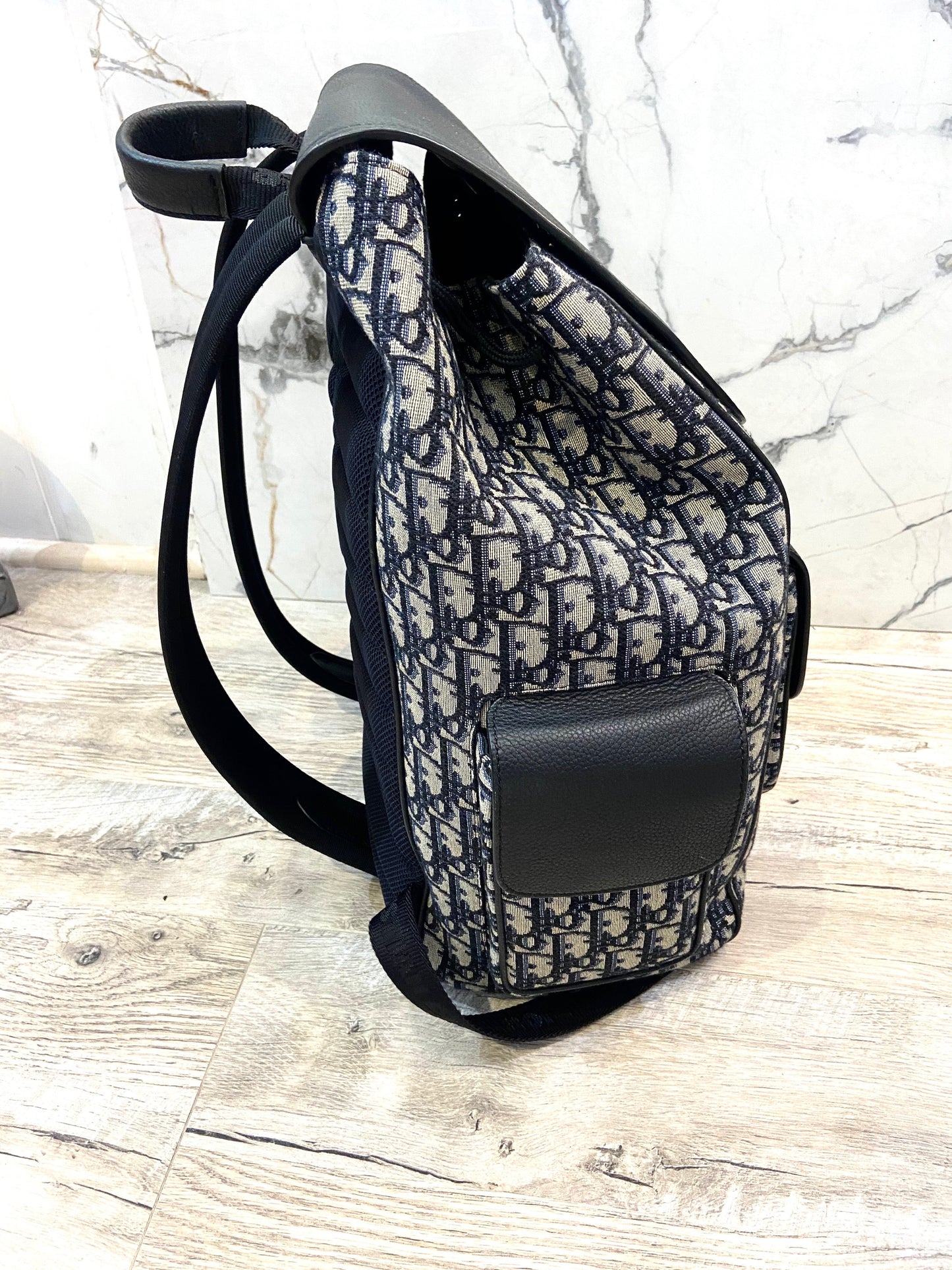DIOR OBLIQUE LARGE SADDLE BACKPACK