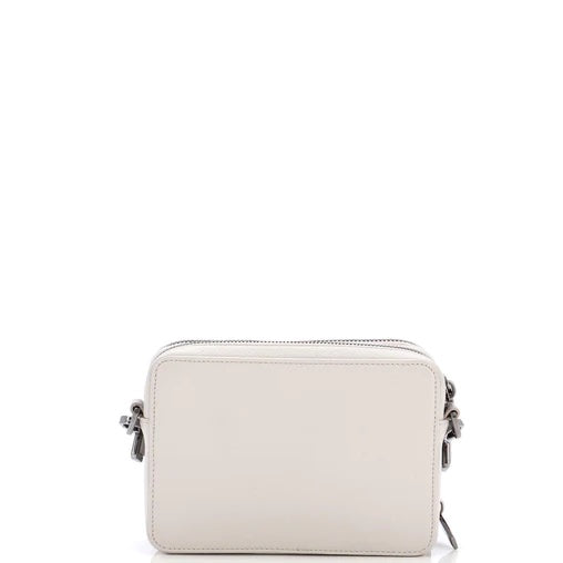 DIOR DOUBLE ZIP LEATHER CROSSBODY BAG