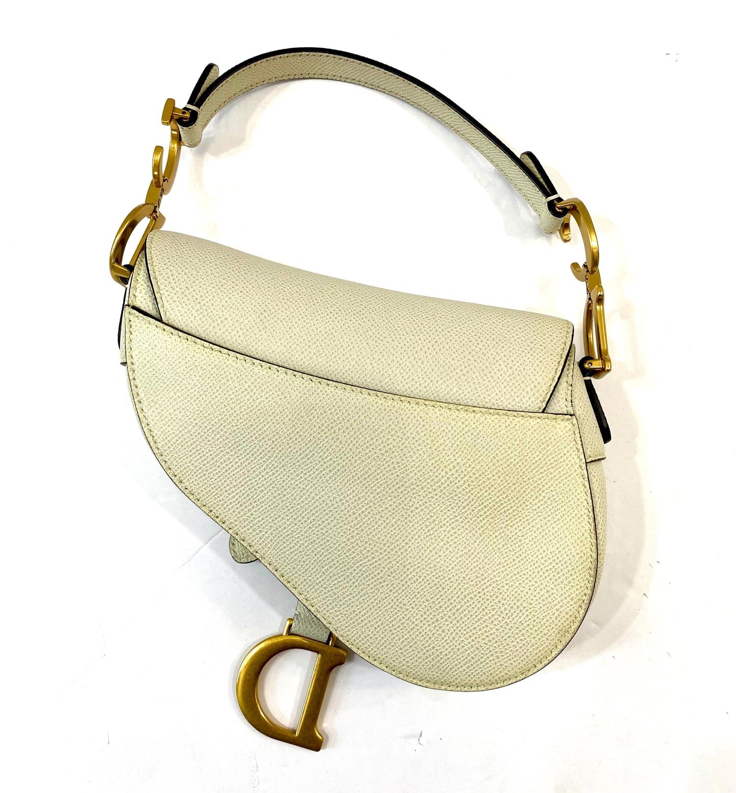 DIOR CALFSKIN LEATHER MINI SADDLE BAG WITH A STRAP