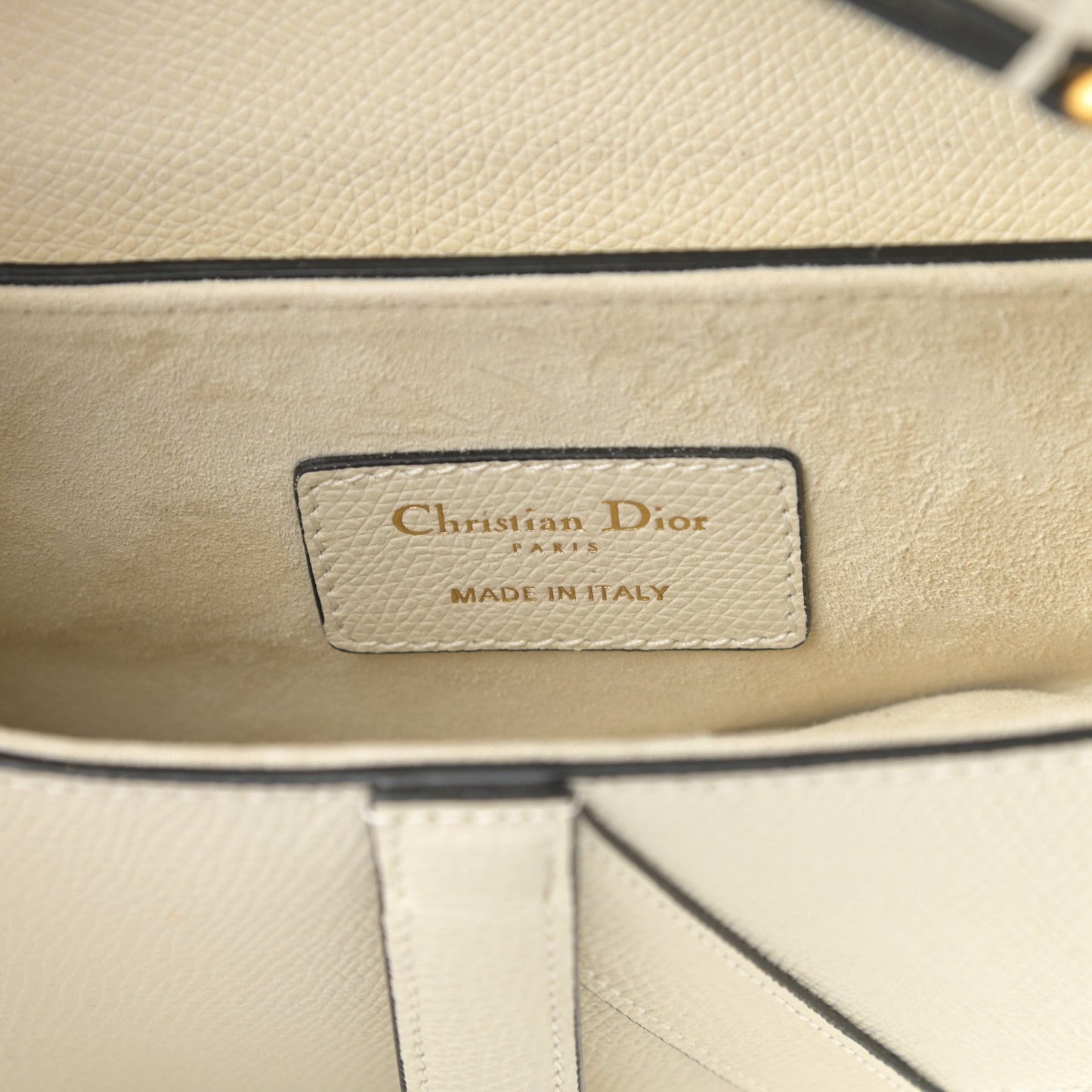 DIOR CALFSKIN LEATHER MINI SADDLE BAG WITH A STRAP