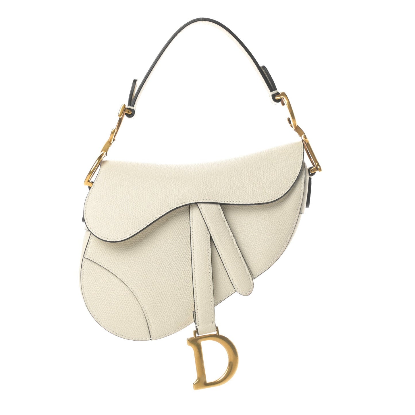 DIOR CALFSKIN LEATHER MINI SADDLE BAG WITH A STRAP
