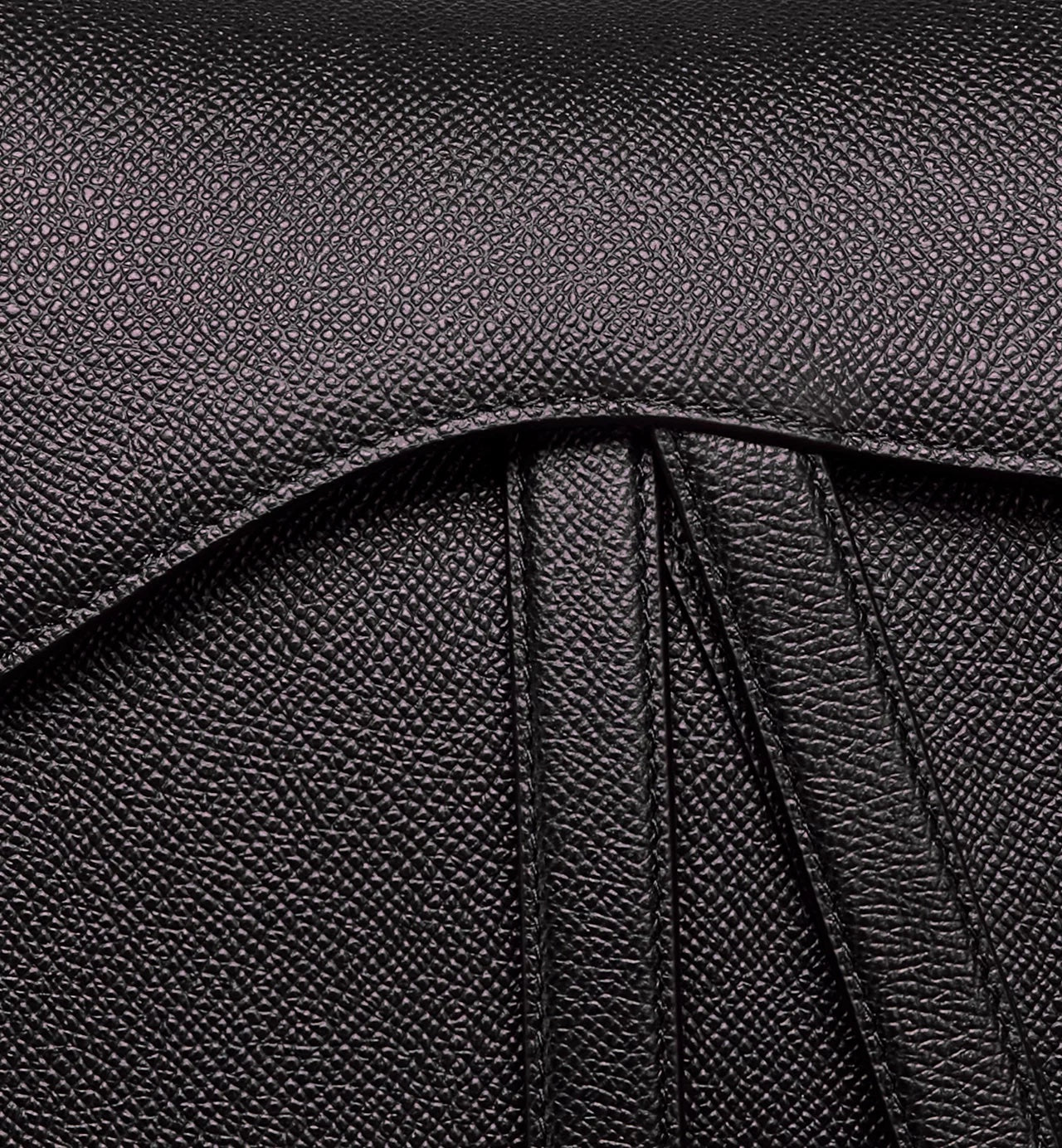 DIOR GRAINED CALFSKIN SADDLE BAG