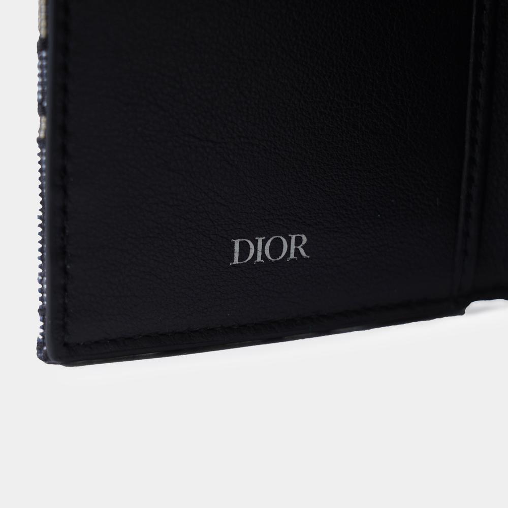 CHRISTIAN DIOR MONOGRAM OBLIQUE JACQUARD VERTICAL CARD HOLDER