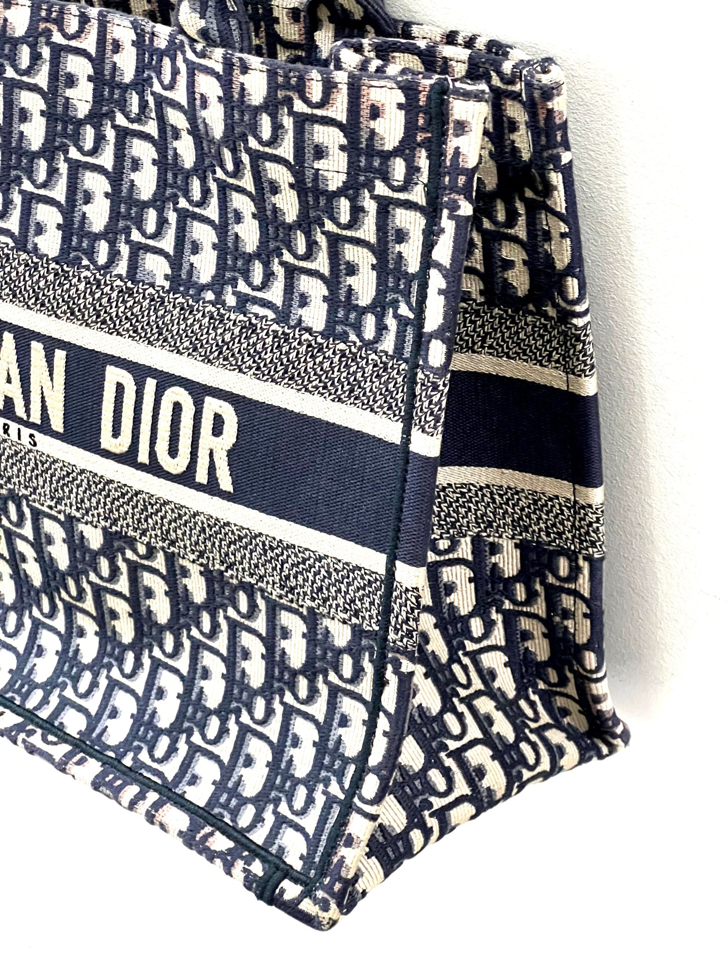 CHRISTIAN DIOR OBLIQUE BOOK MEDIUM TOTE BAG