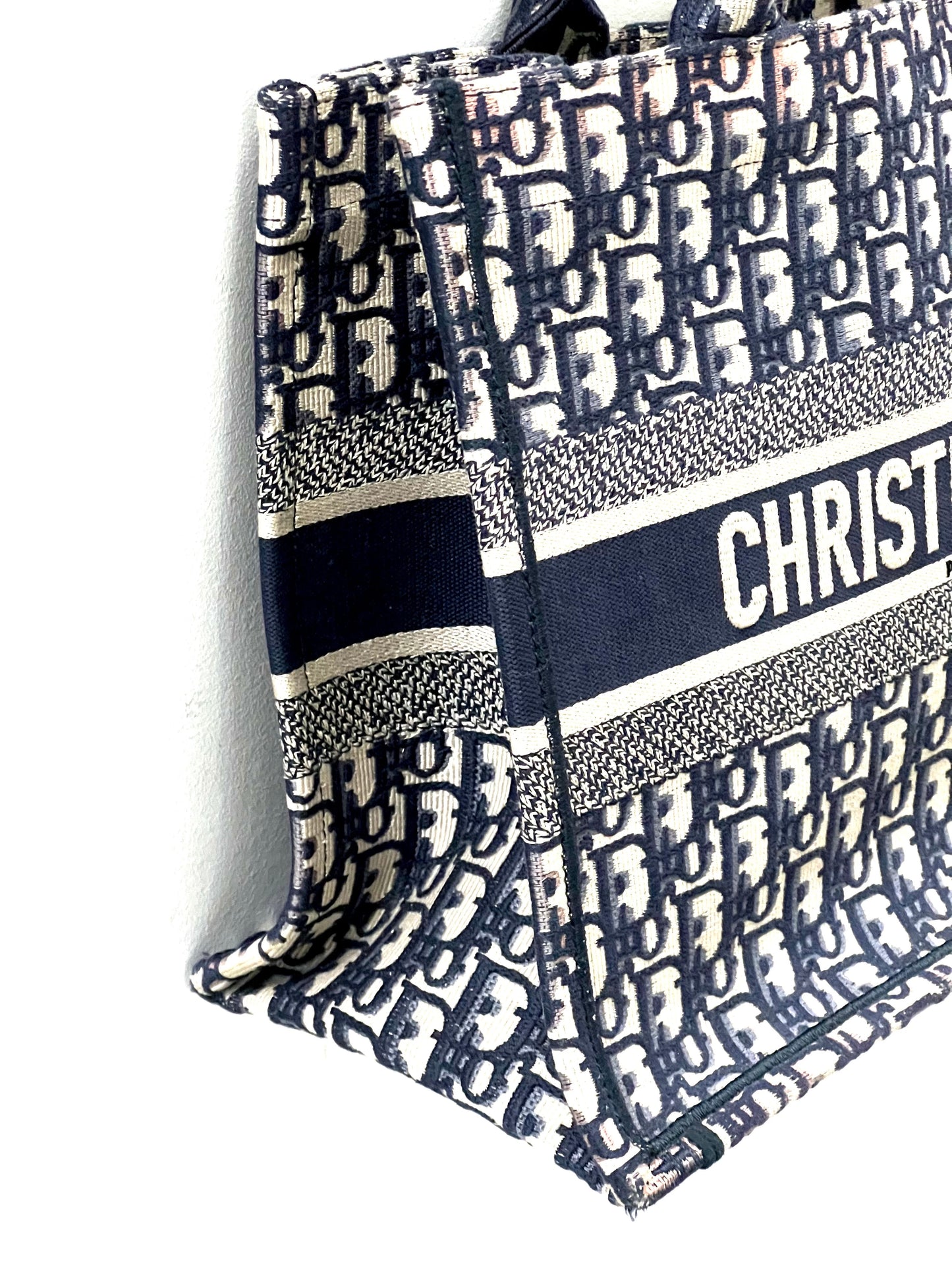 CHRISTIAN DIOR OBLIQUE BOOK MEDIUM TOTE BAG