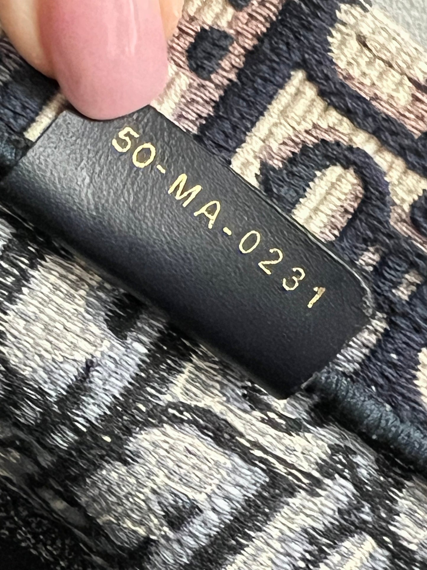 CHRISTIAN DIOR OBLIQUE BOOK MEDIUM TOTE BAG
