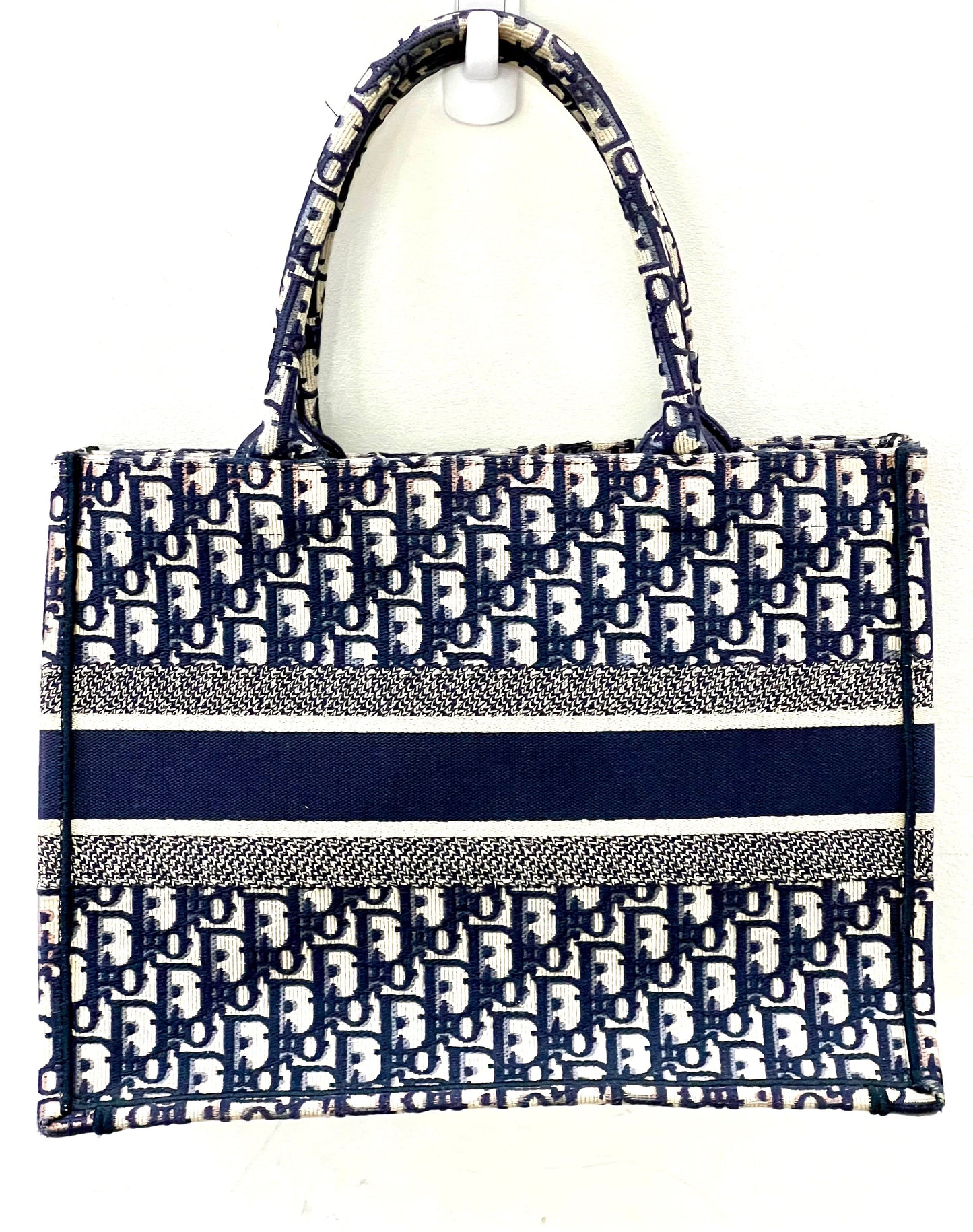 CHRISTIAN DIOR OBLIQUE BOOK MEDIUM TOTE BAG