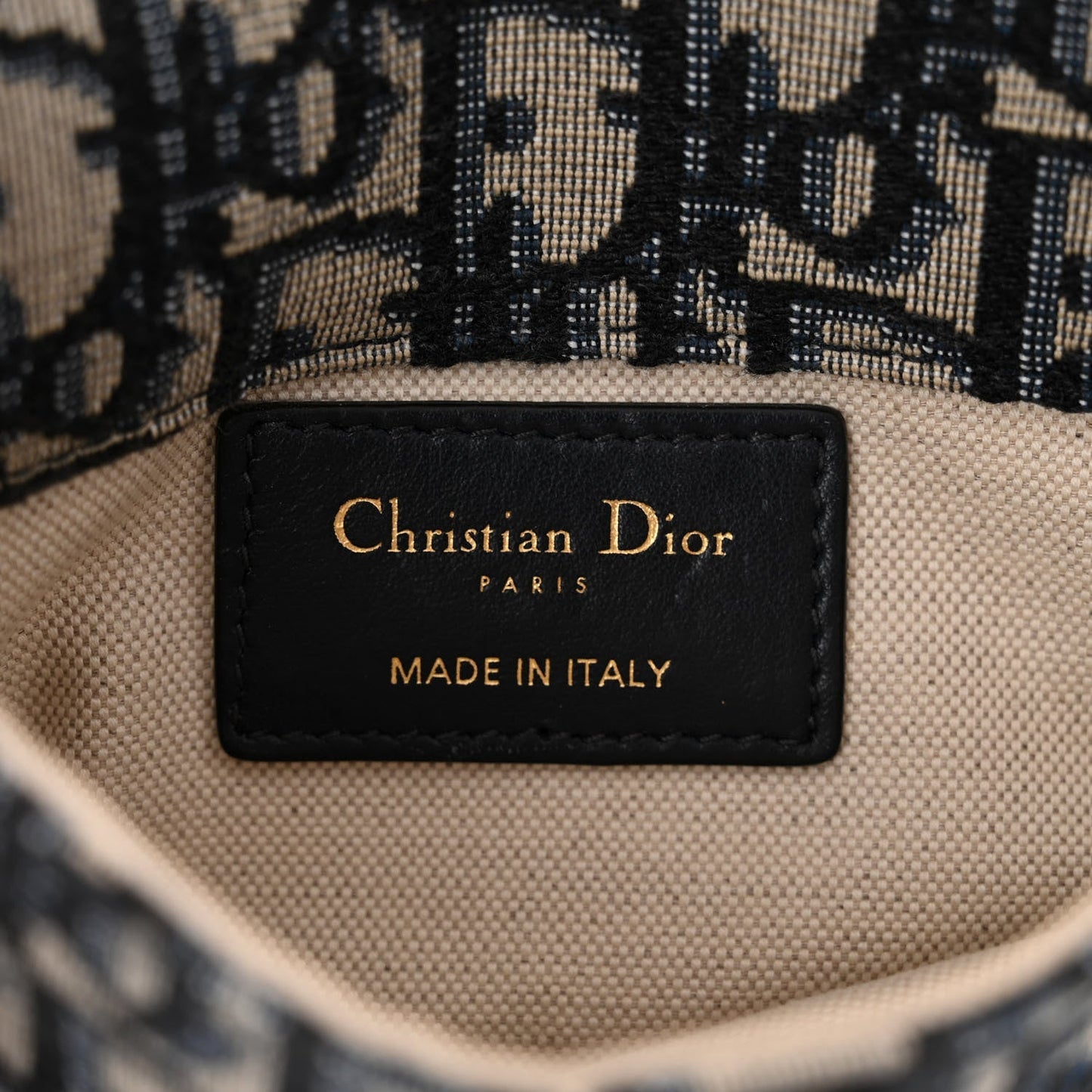CHRISTIAN DIOR OBLIQUE SADDLE BELT BAG