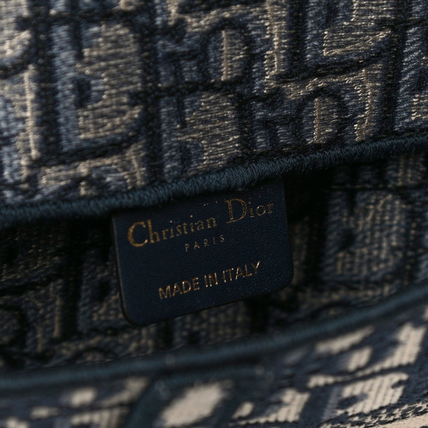 CHRISTIAN DIOR OBLIQUE SLIM SADDLE POUCH