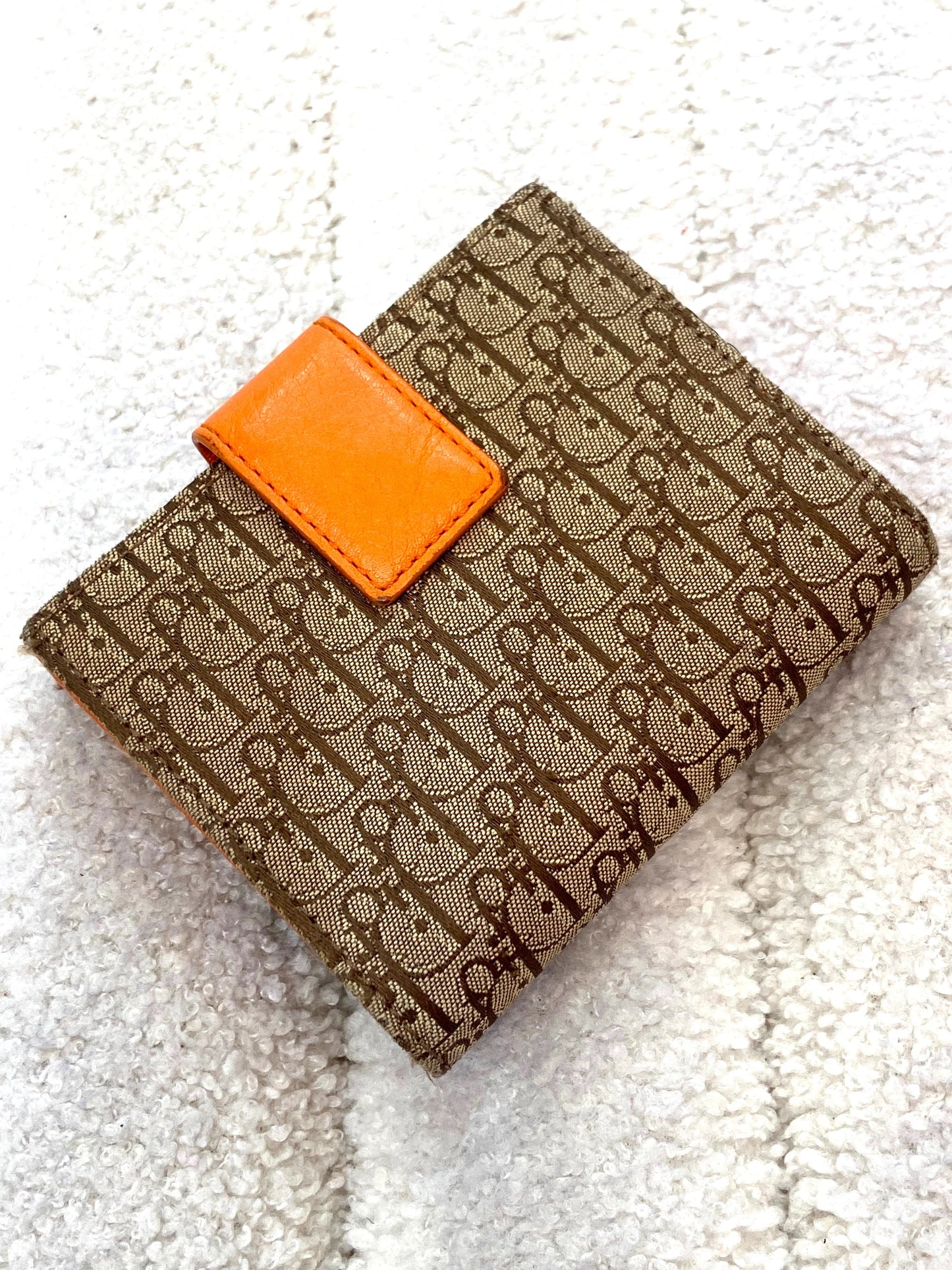 DIOR PORTEMONNAIE QUADRATISCH MONOGRAM COMPACT WALLET