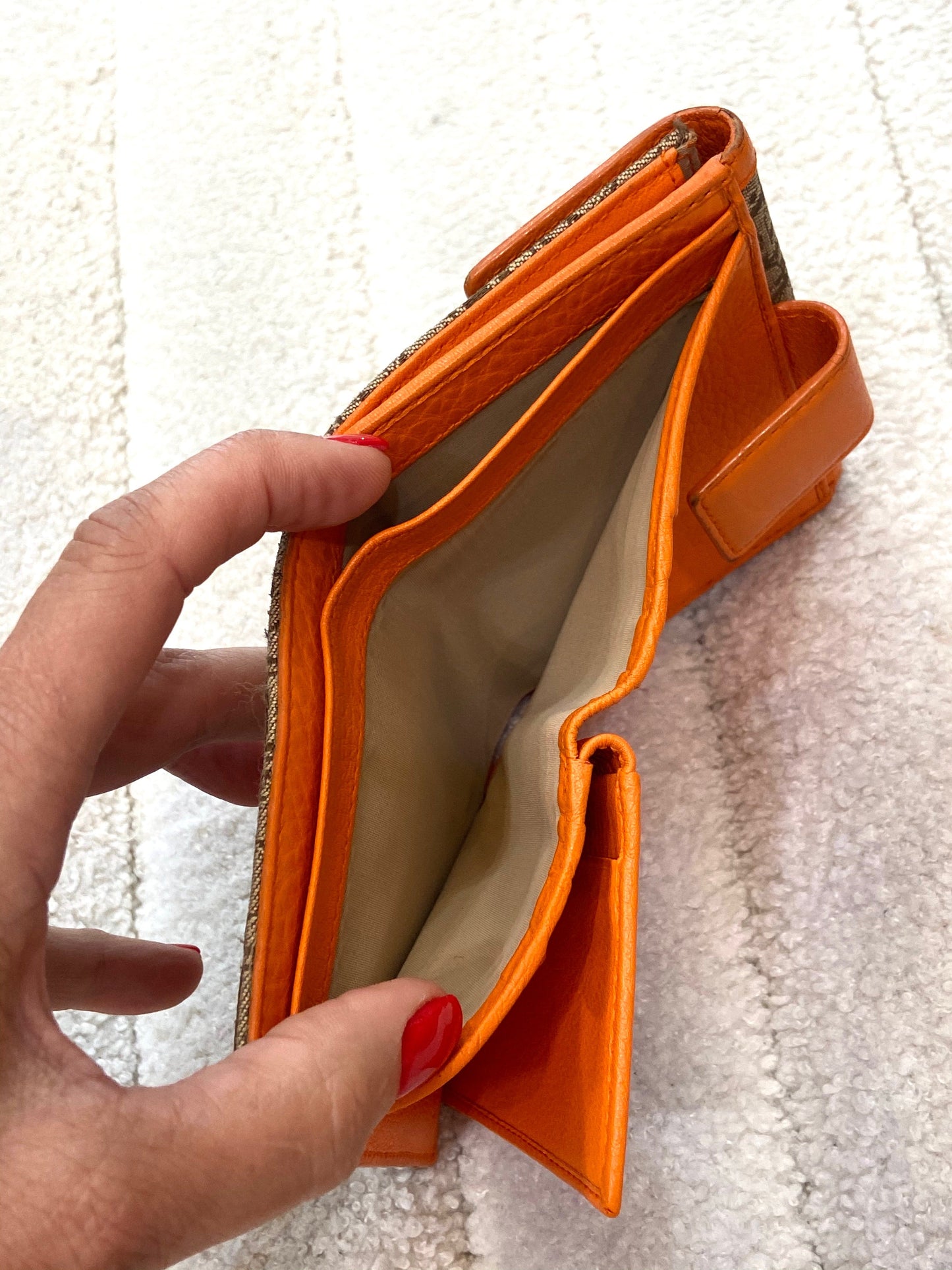 DIOR PORTEMONNAIE QUADRATISCH MONOGRAM COMPACT WALLET