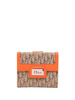 DIOR PORTEMONNAIE QUADRATISCH MONOGRAM COMPACT WALLET