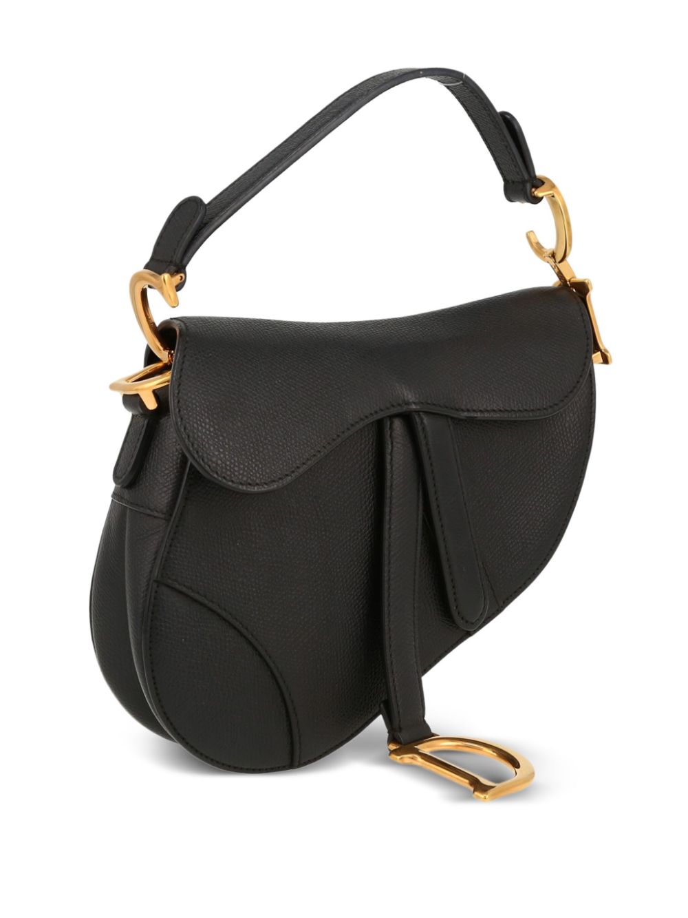DIOR GRAINED CALFSKIN SADDLE BAG