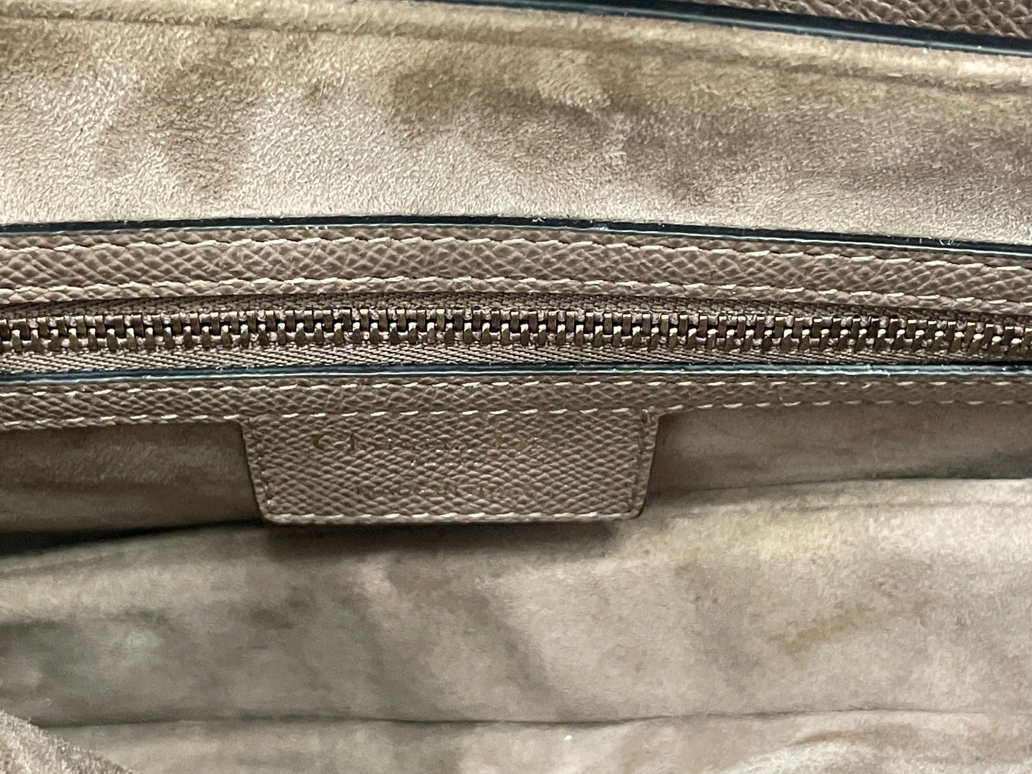 DIOR GRAINED CALFSKIN LEATHER SADDLE BAG