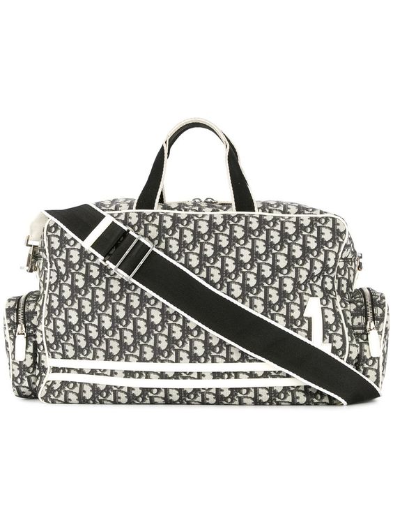 CHRISTIAN DIOR MONOGRAM TROTTER TRAVEL HANDBAG