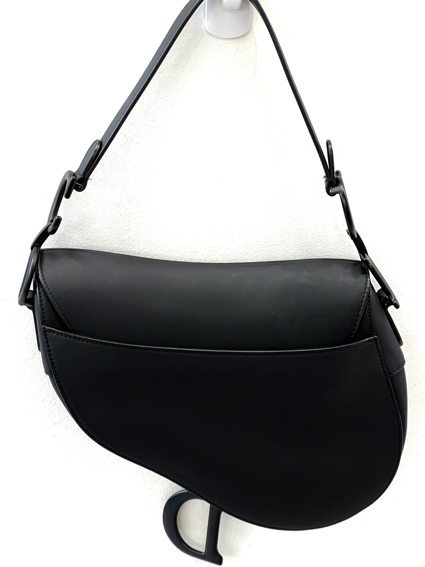 CHRISTIAN DIOR ULTRA MATT CALFSKIN SADDLE BAG
