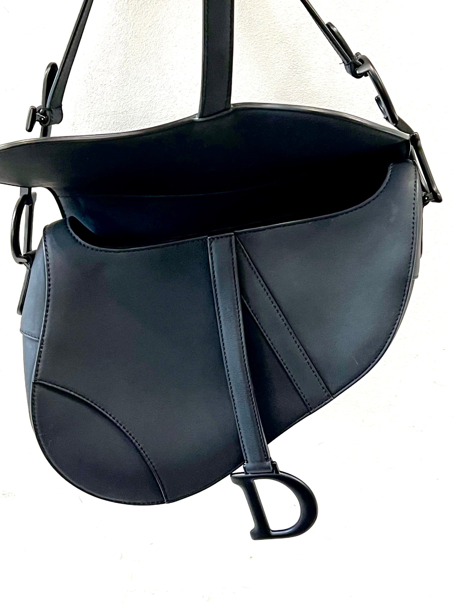 CHRISTIAN DIOR ULTRA MATT CALFSKIN SADDLE BAG