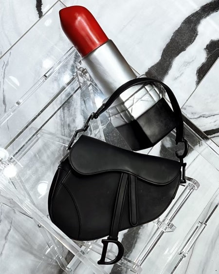CHRISTIAN DIOR ULTRA MATT CALFSKIN SADDLE BAG