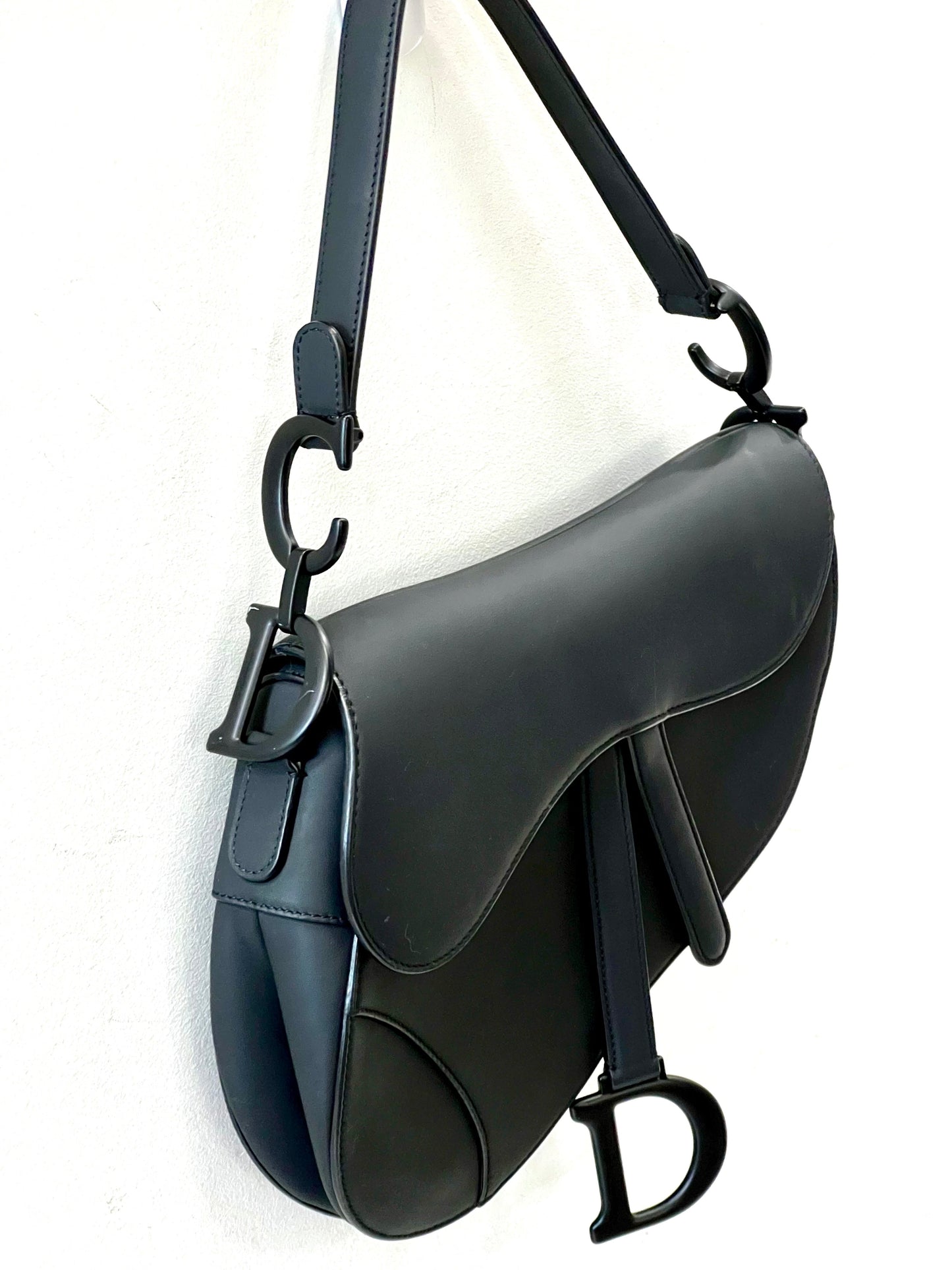 CHRISTIAN DIOR ULTRA MATT CALFSKIN SADDLE BAG