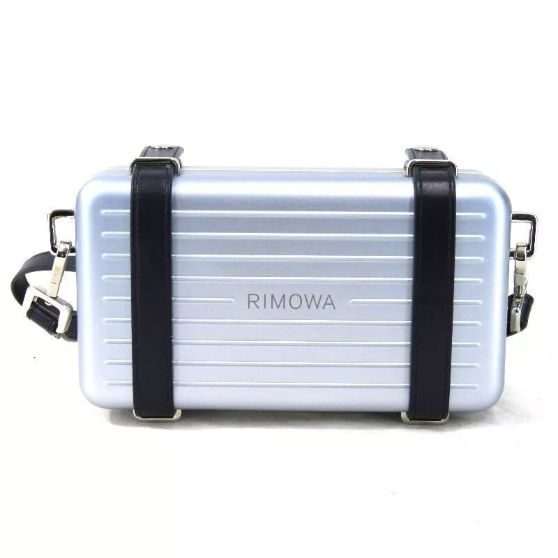 DIOR X RIMOWA ALUMINUM PERSONAL CLUTCH ON STRAP