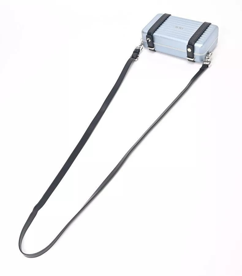 DIOR X RIMOWA ALUMINUM PERSONAL CLUTCH ON STRAP