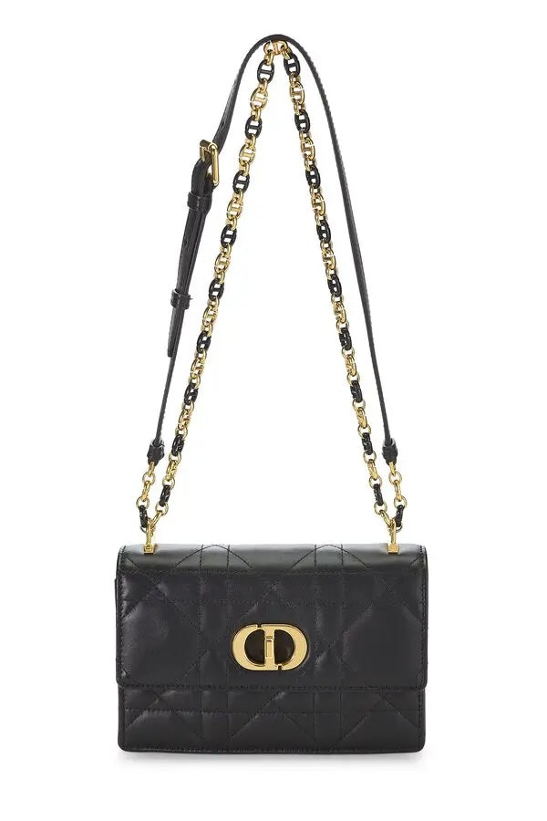 DIOR CANNAGE LAMBSKIN LEATHER SMALL MISS CARO BAG