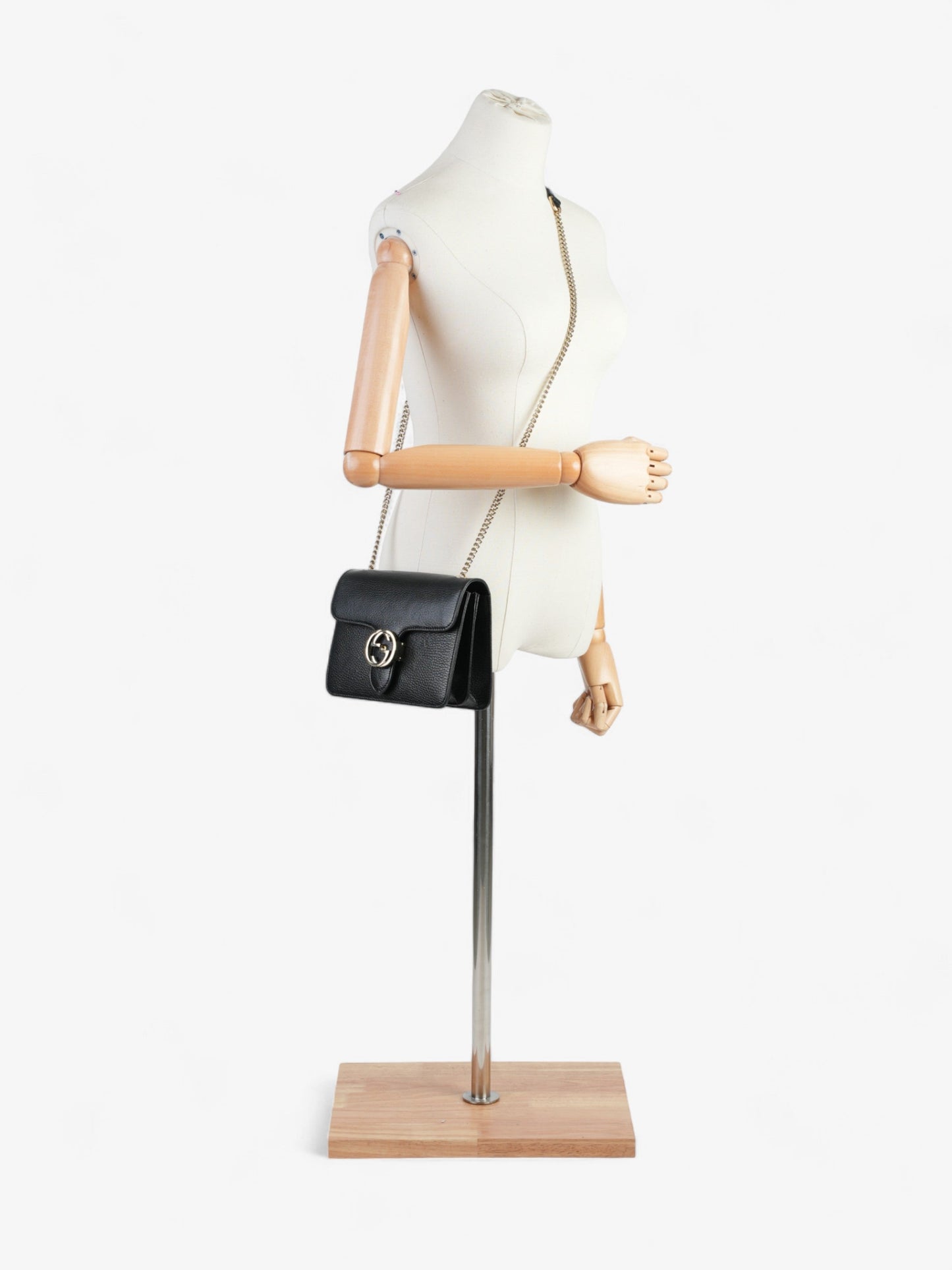 Gucci Interlocking Bag Black Leather