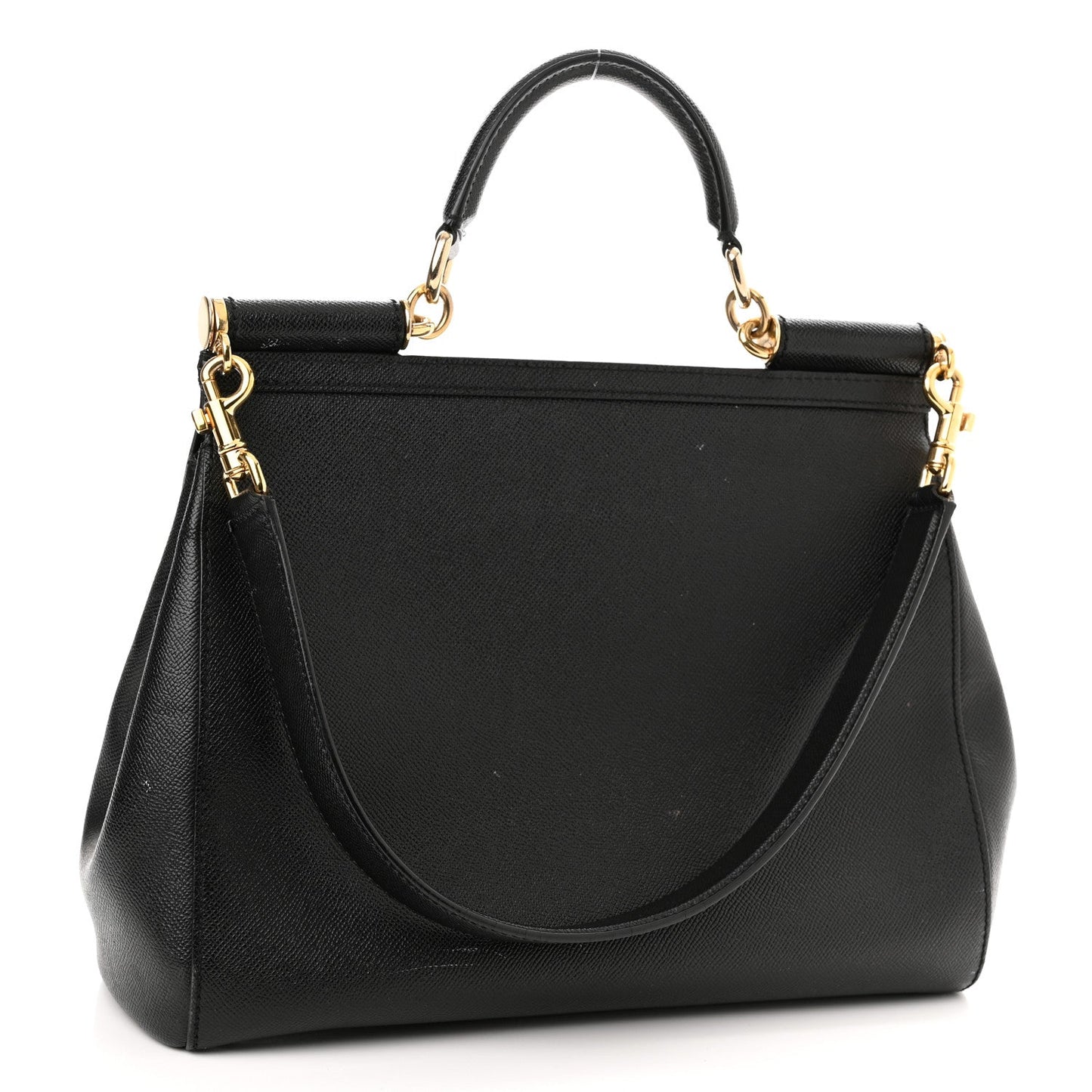DOLCE & GABBANA DAUPHINE LARGE MISS SICILY SATCHEL BAG