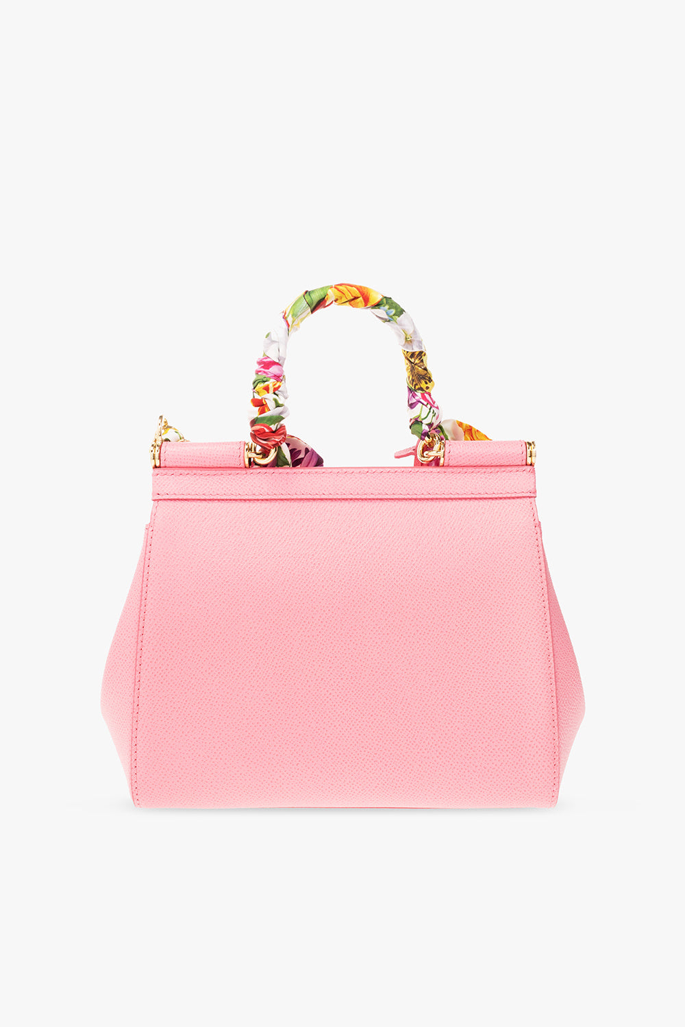 DOLCE & GABBANA PINK SICILY SMALL SHOULDER BAG