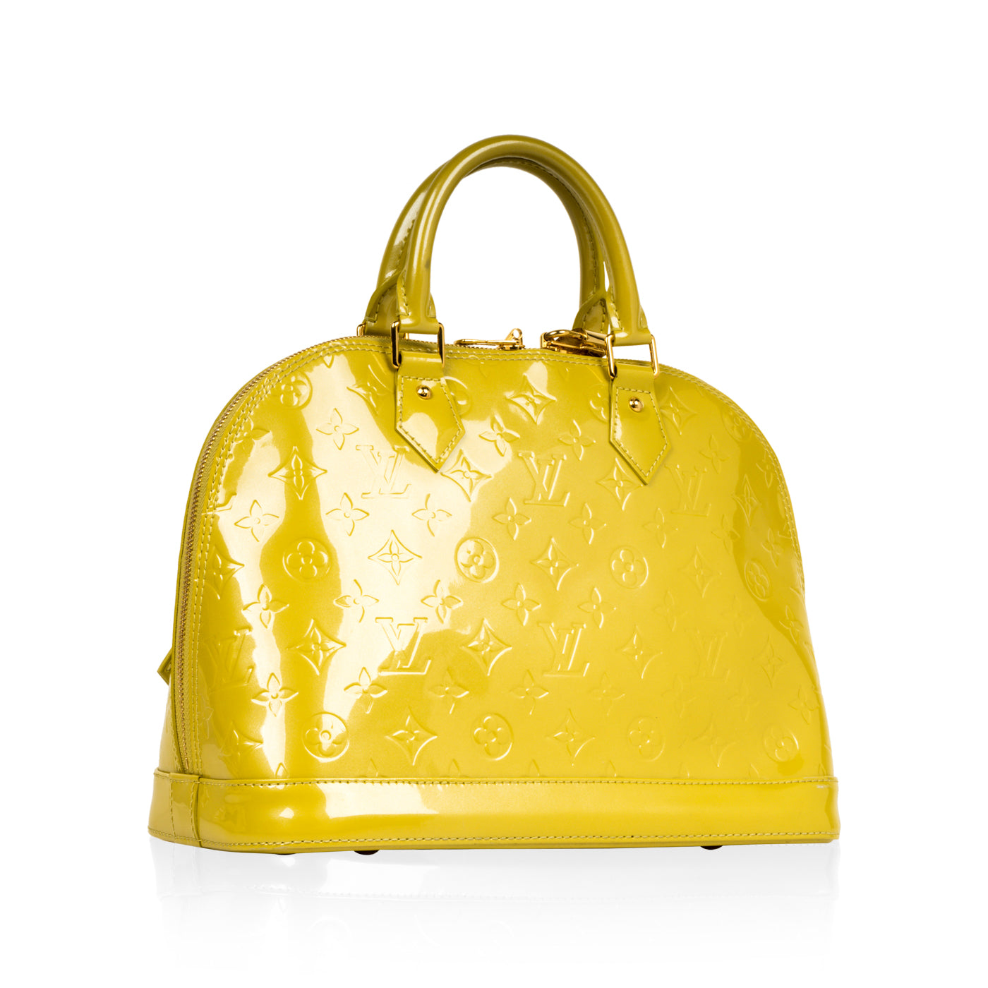 Louis Vuitton Alma Pm Epi Leather Lime Green