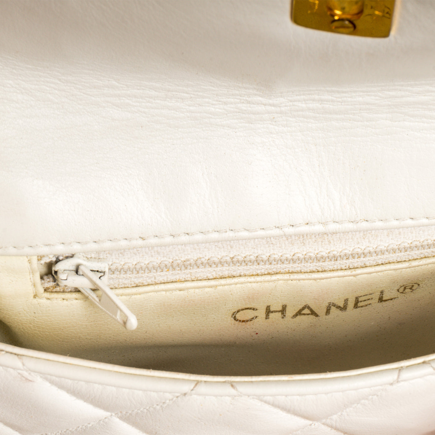 Chanel Vintage Bum Bag - White